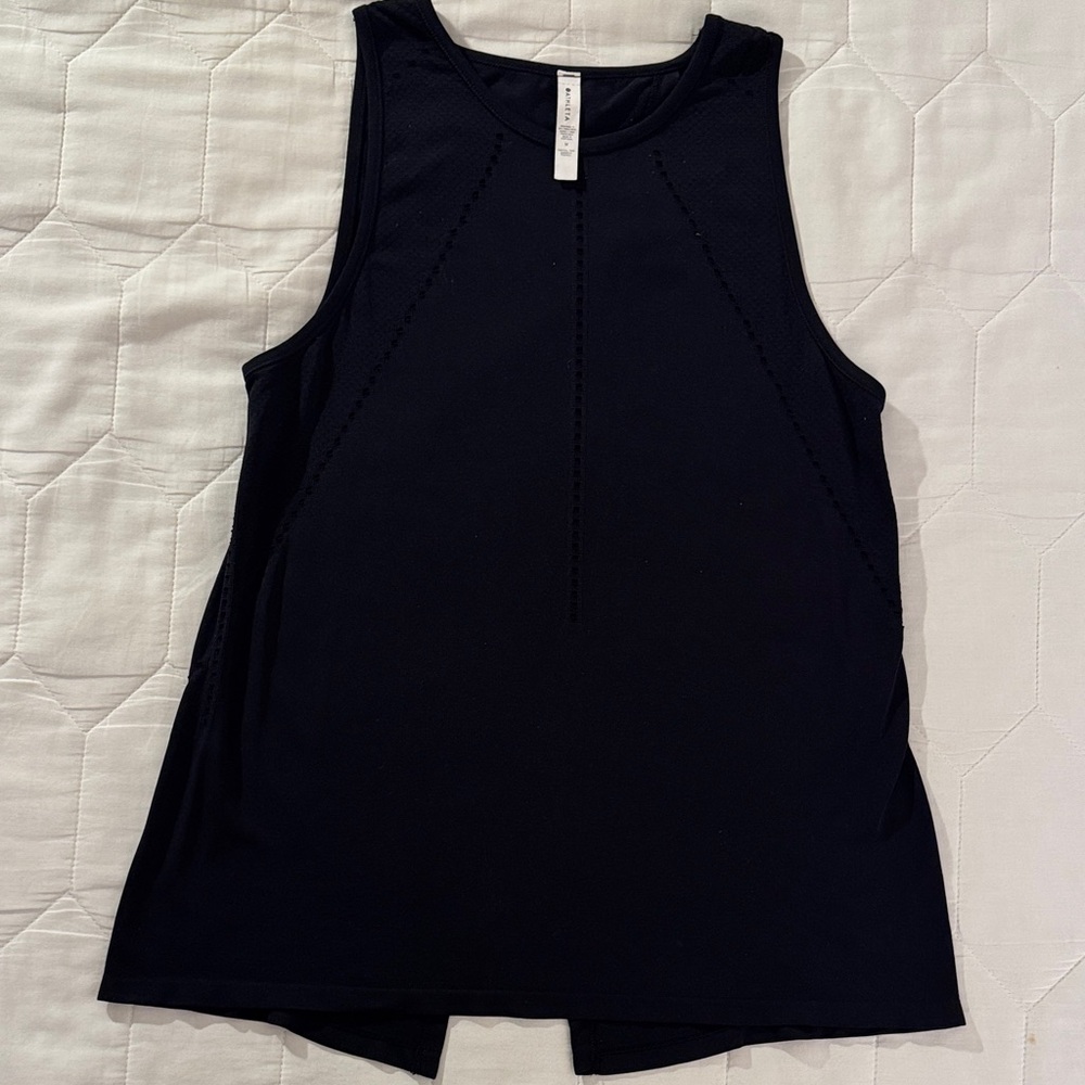 Athleta Foothill Black Tank Sz Women’s Medium
